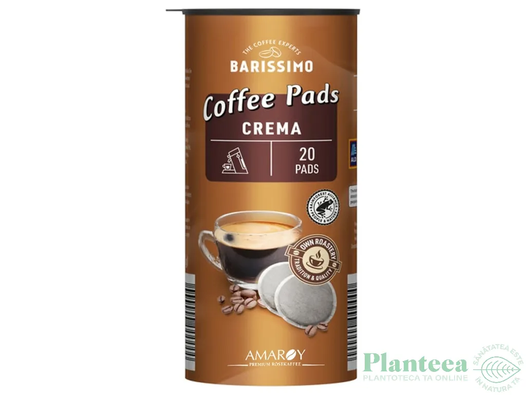 Cafea pads arabica robusta Crema 140g - BARISSIMO