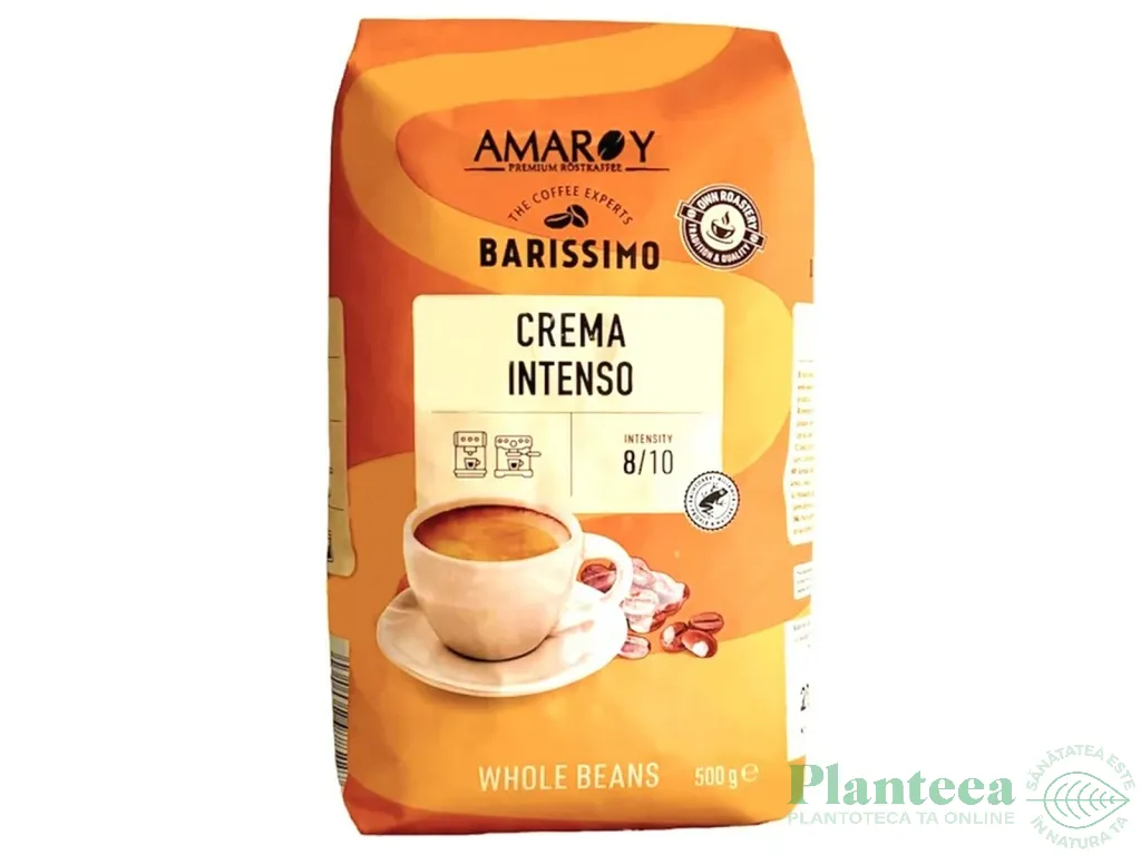 Cafea boabe arabica robusta Crema Intenso 500g - BARISSIMO