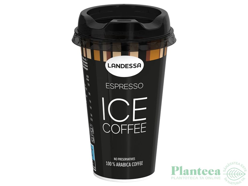 Cafea rece Espresso 100% Arabica pahar 230ml - LANDESSA