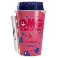 Bubble Tea zmeura hibiscus perle afine 265ml - OMG