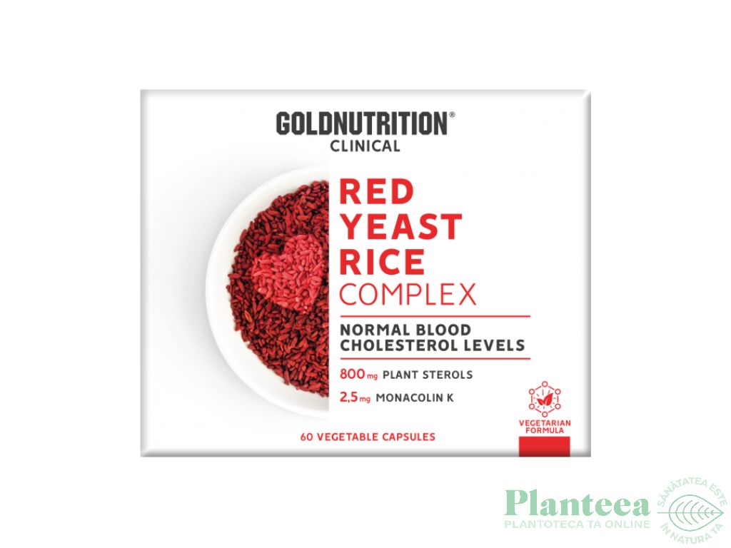 Red yeast rice Clinical 60cps - GOLD NUTRITION