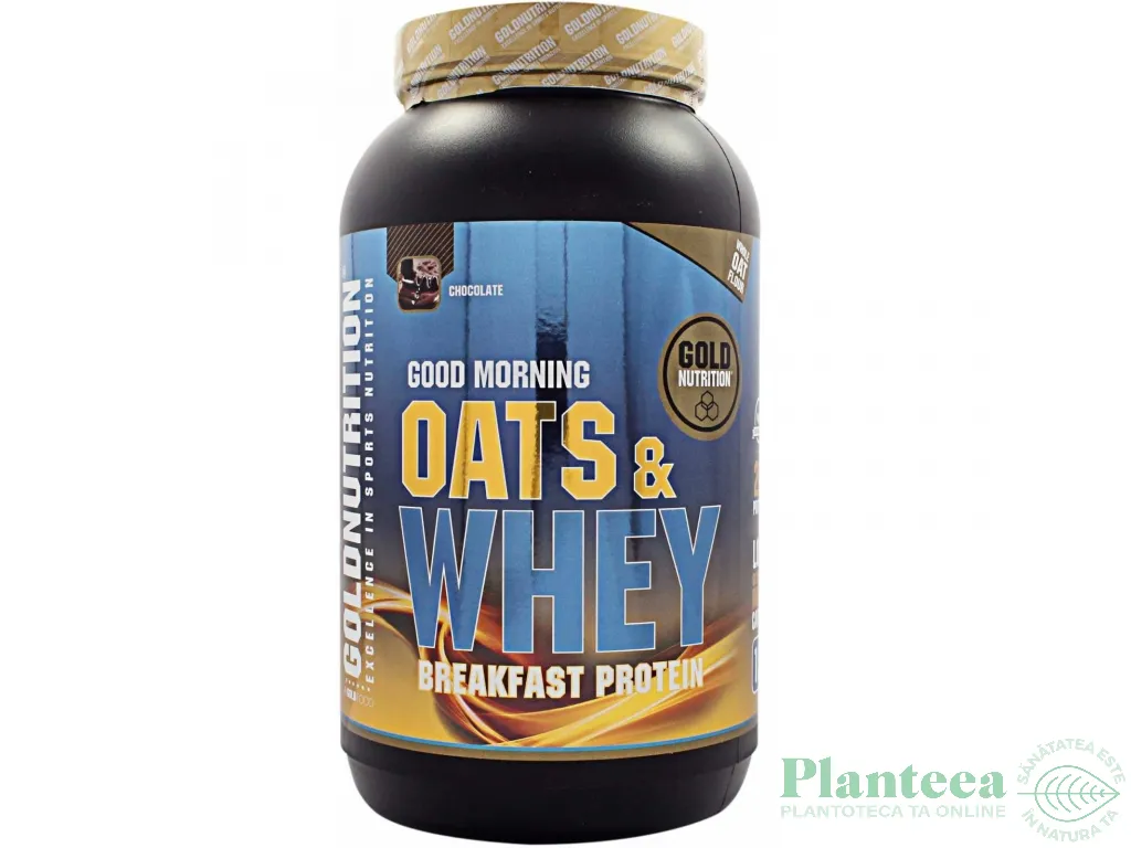 Pulbere proteica mic dejun ovaz zer vanilie 1kg - GOLD NUTRITION