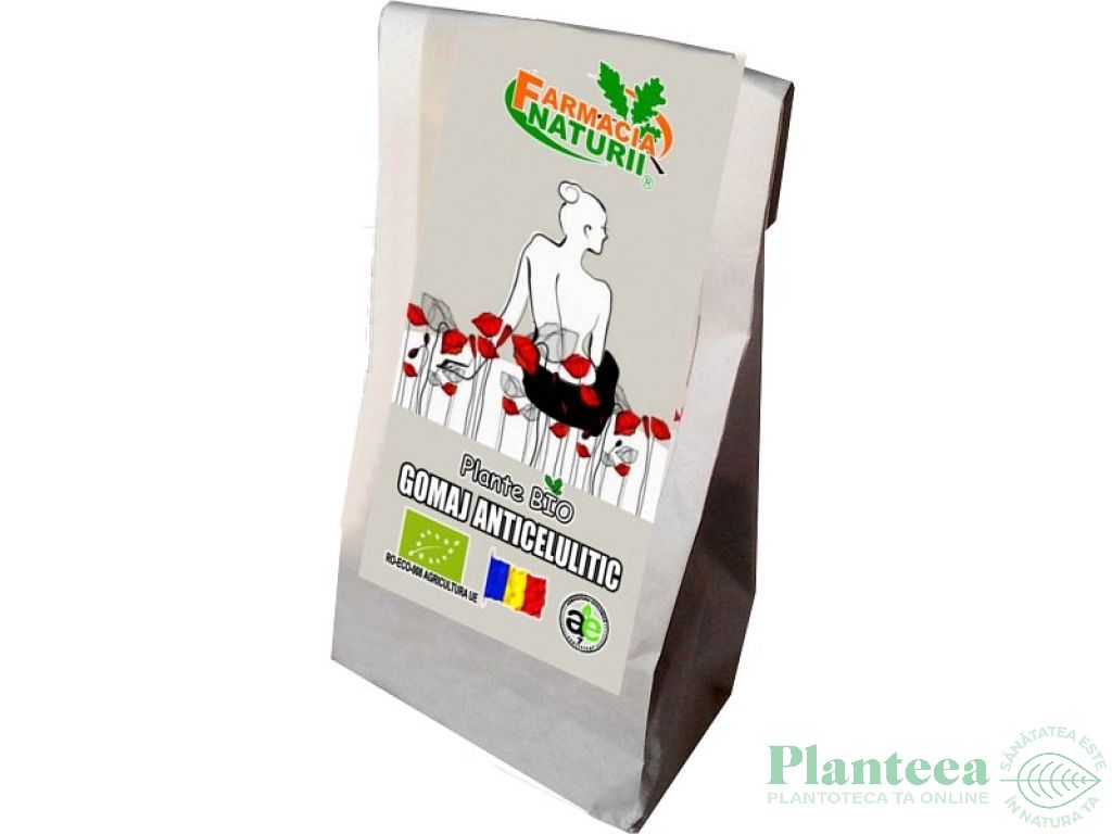 Plante pt gomaj anticelulitic 50g - FARMACIA NATURII