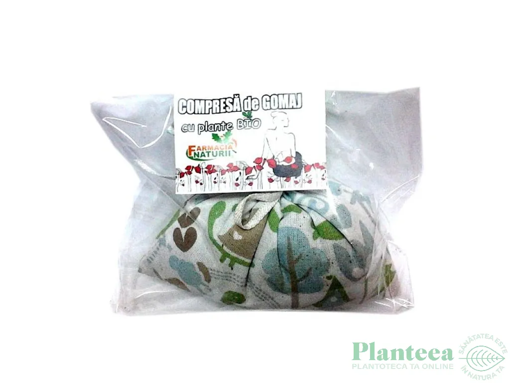 Compresa cu plante pt gomaj {8x8} 1b - FARMACIA NATURII