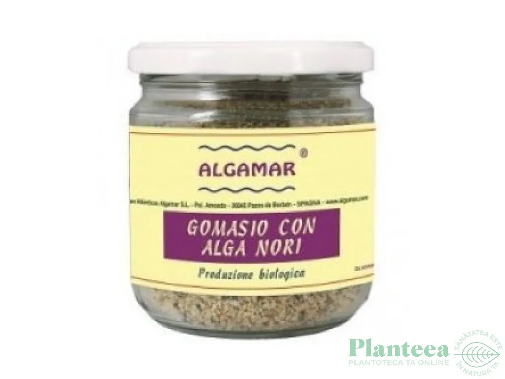 Condimente gomasio alge nori bio 150g - ALGAMAR