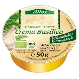 Pate vegetal busuioc 50g - ALLOS