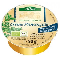 Pate vegetal ierburi Provencale 50g - ALLOS