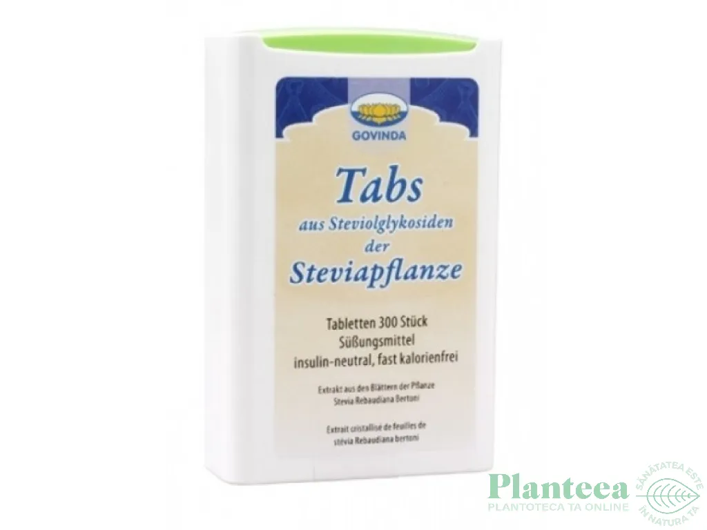 Stevie indulcitor tablete eco 300b - GOVINDA
