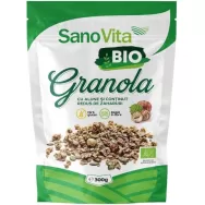 Granola alune low sugar bio 300g - SANOVITA