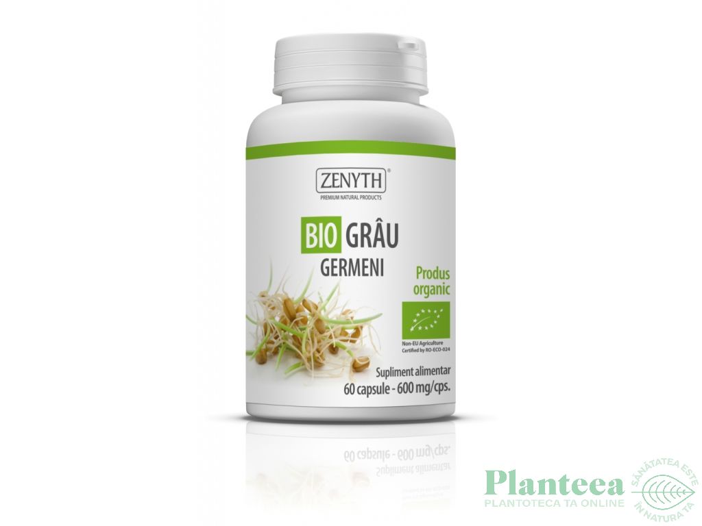 Grau germeni bio 600mg 60cps - ZENYTH