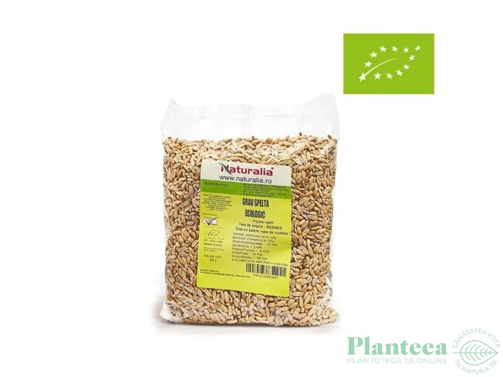 Spelta boabe eco 500g - NATURALIA
