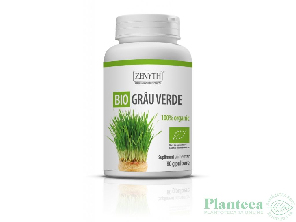 Pulbere grau verde bio 80g - ZENYTH