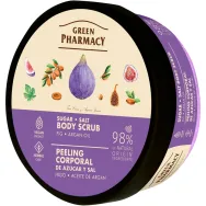 Scrub corporal sare zahar smochin ulei argan 200ml - GREEN PHARMACY