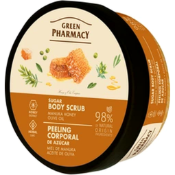 Scrub corporal zahar miere manuka ulei masline 200ml - GREEN PHARMACY
