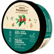 Scrub corporal zahar ulei ghimbir cafea verde 200ml - GREEN PHARMACY