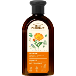 Sampon galbenele par normal gras 350ml - GREEN PHARMACY