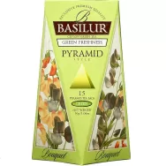 Ceai verde ceylon Bouquet green freshness piramide 15dz - BASILUR