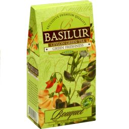 Ceai verde ceylon Bouquet green freshness refill 100g - BASILUR
