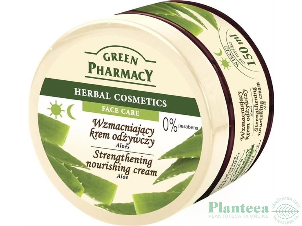 Crema fata fortifianta nutritiva aloe vera 150ml - GREEN PHARMACY