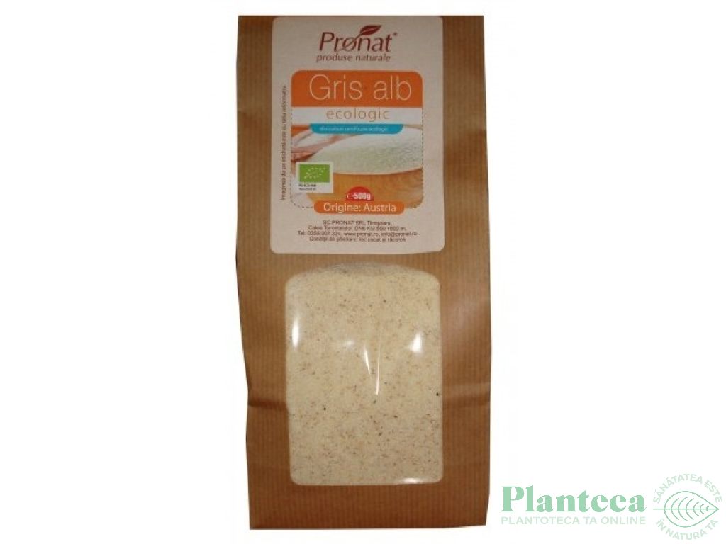 Gris grau alb eco 500g - PRONAT