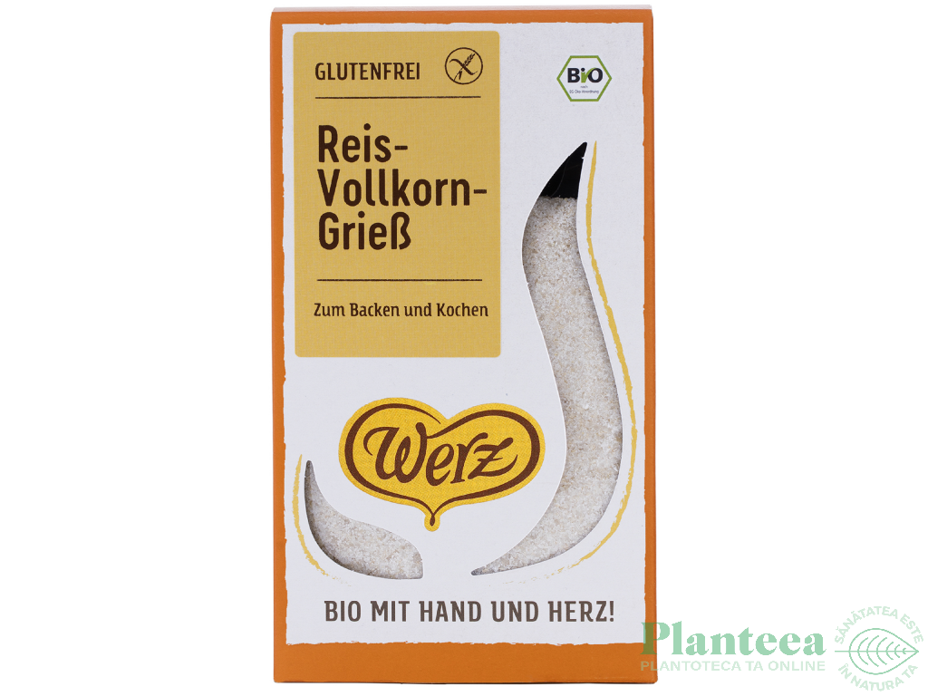 Gris orez integral fara gluten eco 250g - WERZ