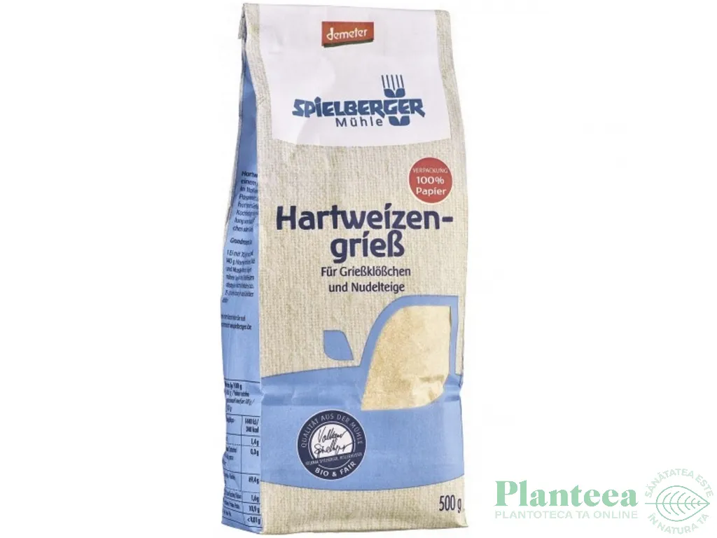 Gris grau alb demeter eco 500g - SPIELBERGER