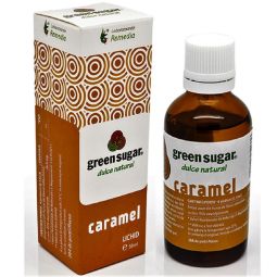 Eritritol stevie indulcitor lichid caramel 50ml - GREEN SUGAR