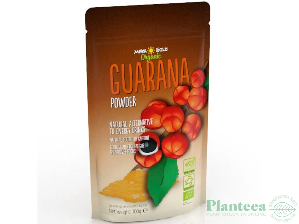 Pulbere guarana eco 100g - MAYA GOLD
