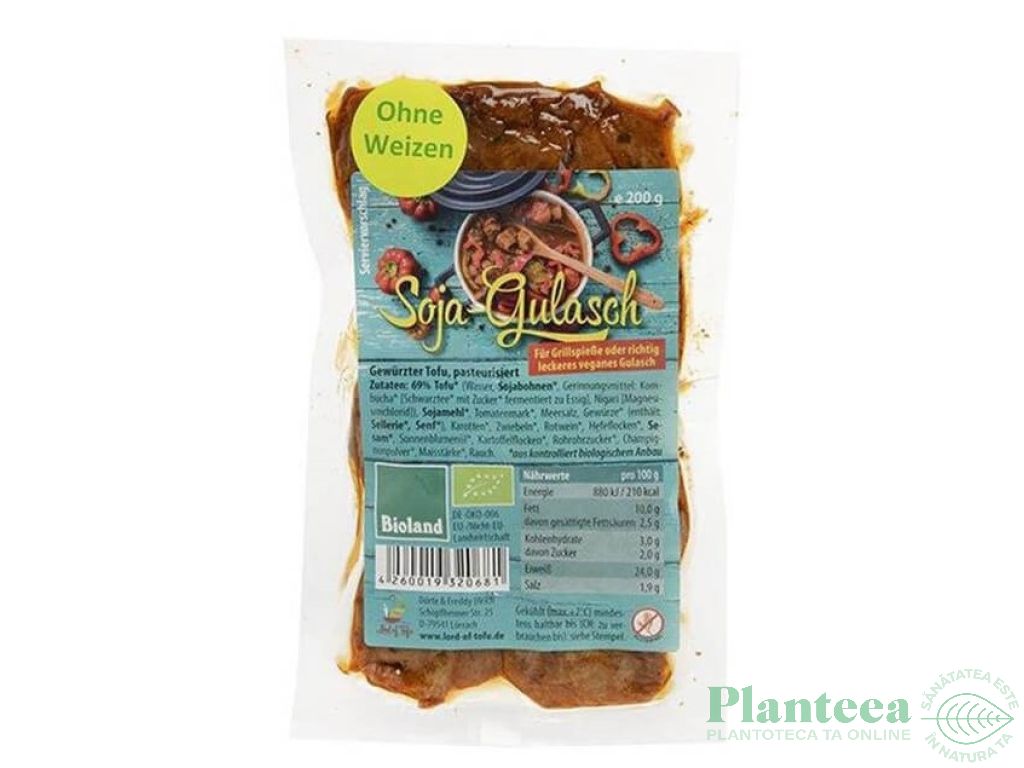 Gulas vegan soia 200g - LORD OF TOFU