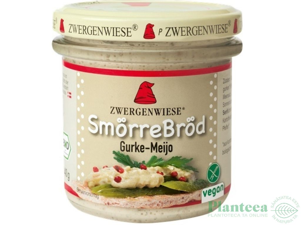 Spread castraveti meijo fara gluten eco 140g - ZWERGENWIESE