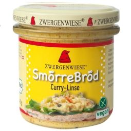 Spread curry linte fara gluten eco 140g - ZWERGENWIESE