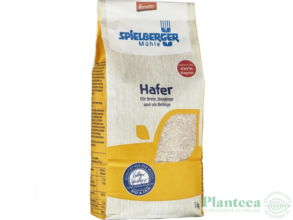 Ovaz boabe demeter eco 1kg - SPIELBERGER