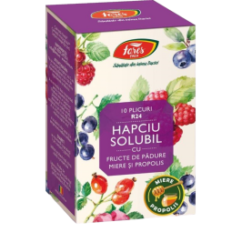 Hapciu [raceala gripa] solubil fructe padure miere propolis 10pl - FARES