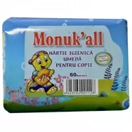 Servetele umede copii 60b - MONUK`ALL