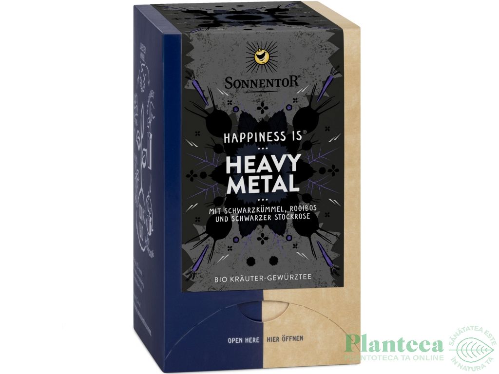Ceai Happiness is Heavy Metal eco 18dz - SONNENTOR