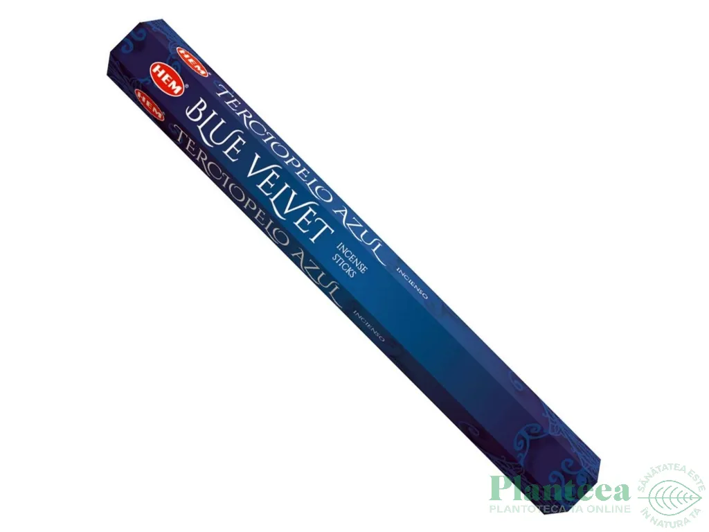 Betisoare parfumate hexagonale Blue Velvet 20b - HEM