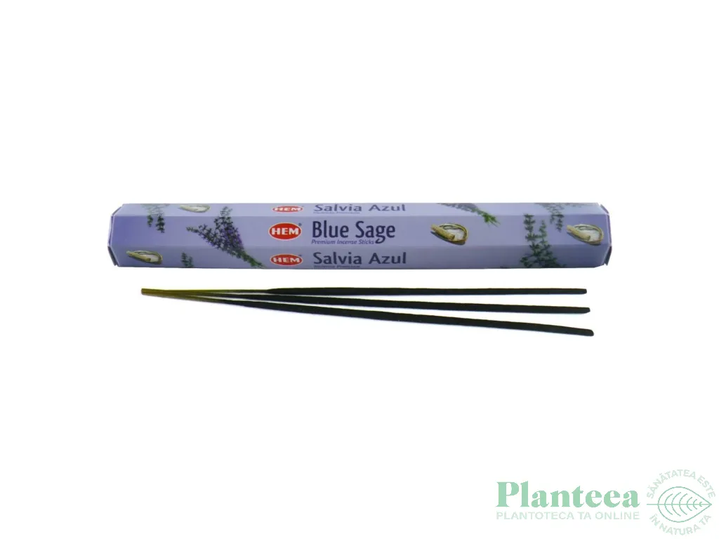 Betisoare parfumate hexagonale Blue Sage 20b - HEM