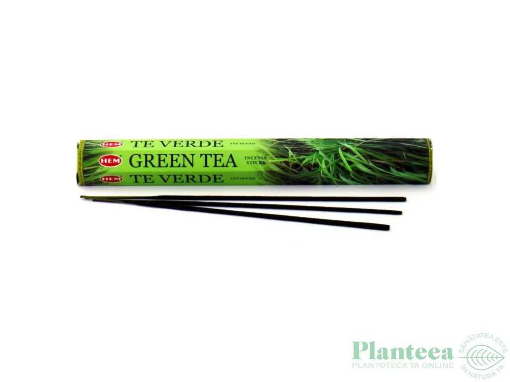 Betisoare parfumate hexagonale Green Tea 20b - HEM