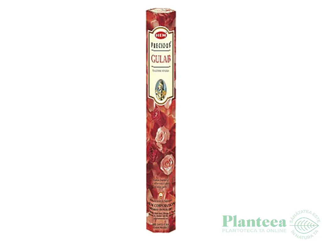 Betisoare parfumate hexagonale Precious Gulab 20b - HEM