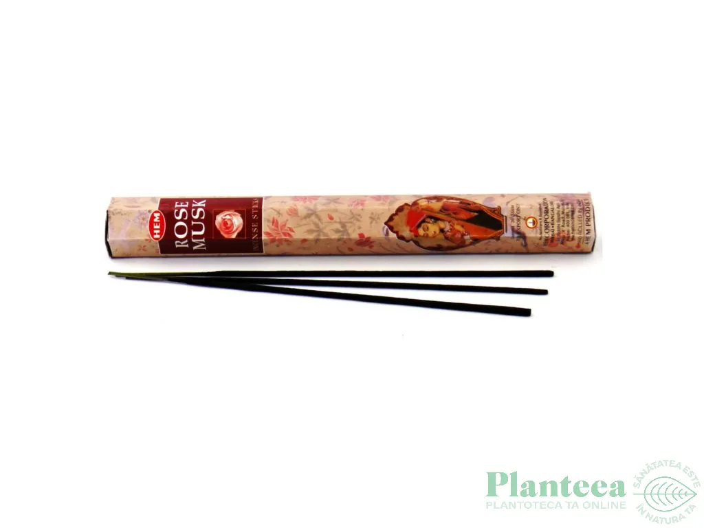 Betisoare parfumate hexagonale Rose Musk 20b - HEM
