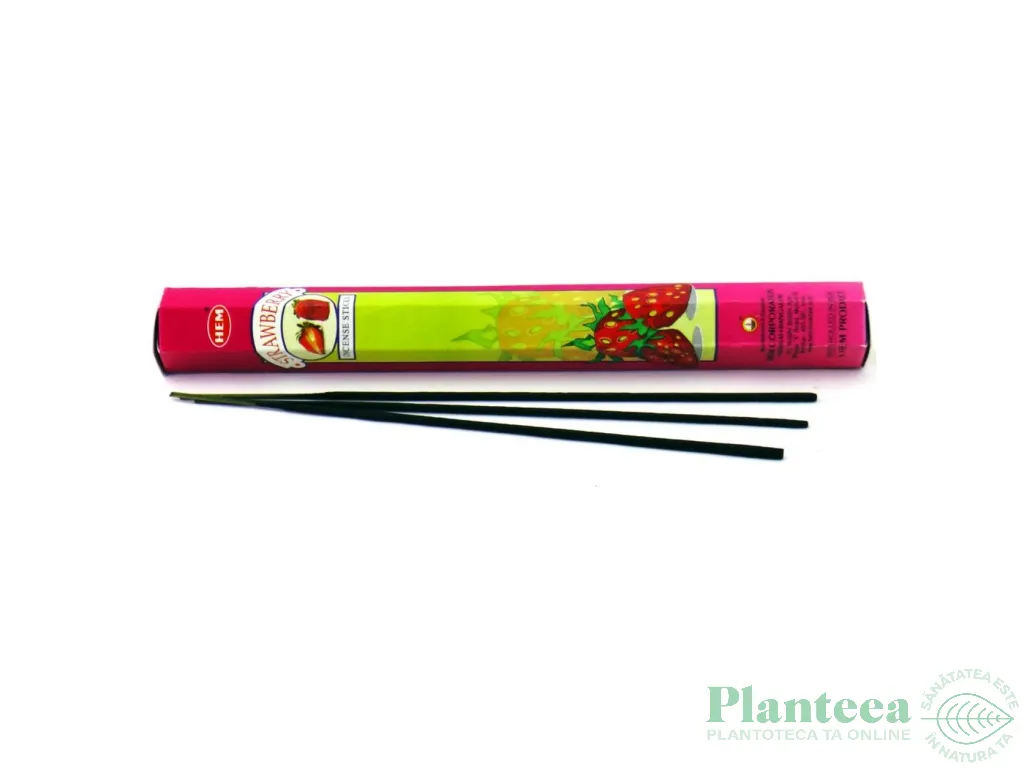 Betisoare parfumate hexagonale Strawberry 20b - HEM