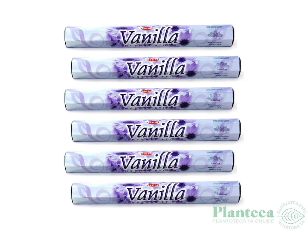Betisoare parfumate Vanilla 6x20b - HEM