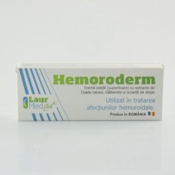 Supozitoare Hemoroderm 10x1,5g - LAUR MED