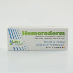 Supozitoare coada calului galbenele stejar Hemoroderm 10x1,5g - LAUR MED