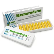 Supozitoare Hemoroderm 10x1,5g - LAUR MED