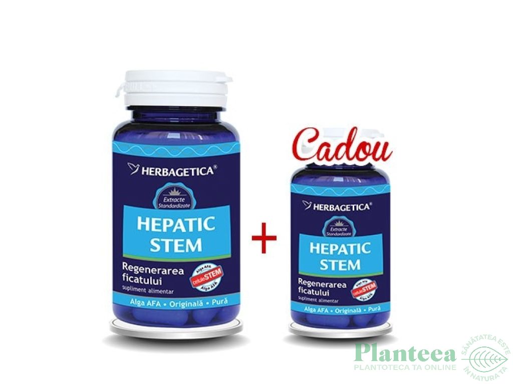 Pachet Hepatic+ stem 60+30cps - HERBAGETICA