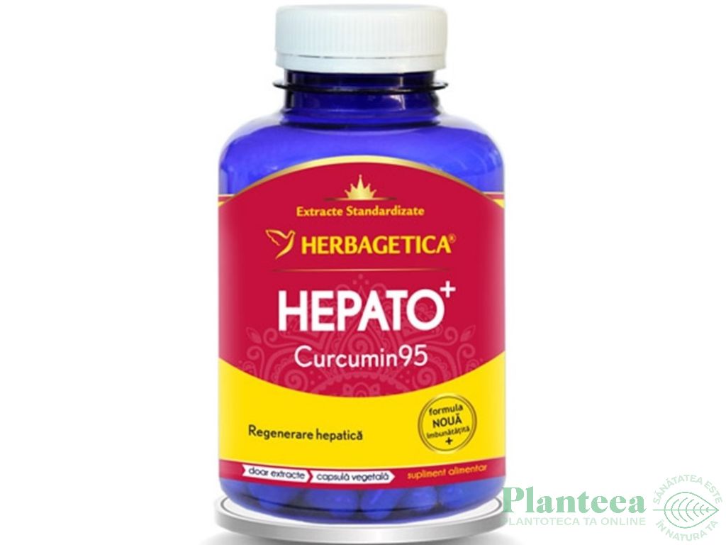 Hepato+ curcumin95 120cps - HERBAGETICA