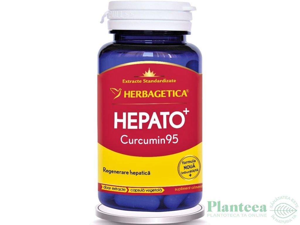 Hepato+ curcumin95 60cps - HERBAGETICA