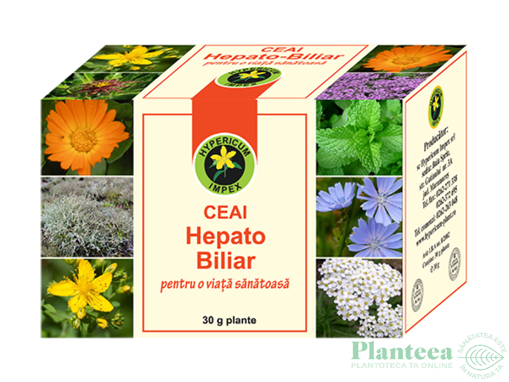 Ceai hepato biliar 30g - HYPERICUM PLANT