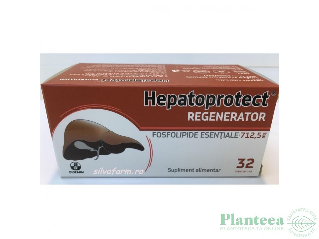 Hepatoprotect regenerator fosfolipide esentiale 32cp - BIOFARM